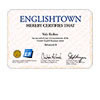 Certificed English diploma